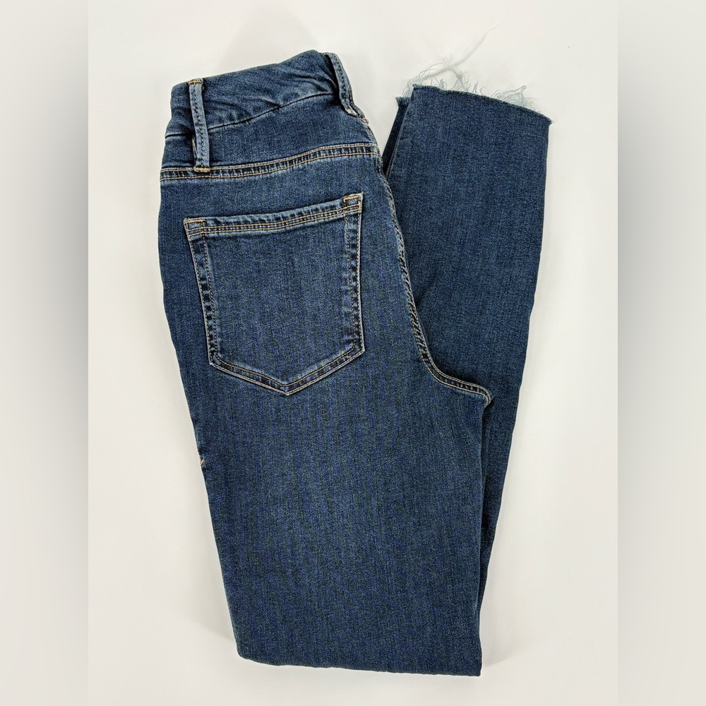 GOOD AMERICAN Jeans Good Leg Skinny Blue Denim Organic Cotton Women’s 0/25